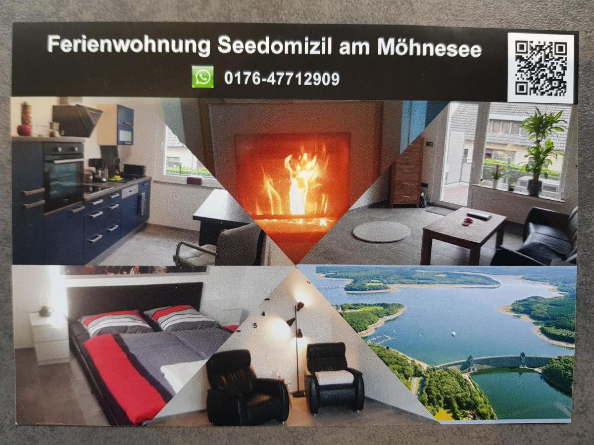 --- Seedomizil --- Moderne Ferienwohnung Mit Terrasse Moehnesee Exterior photo